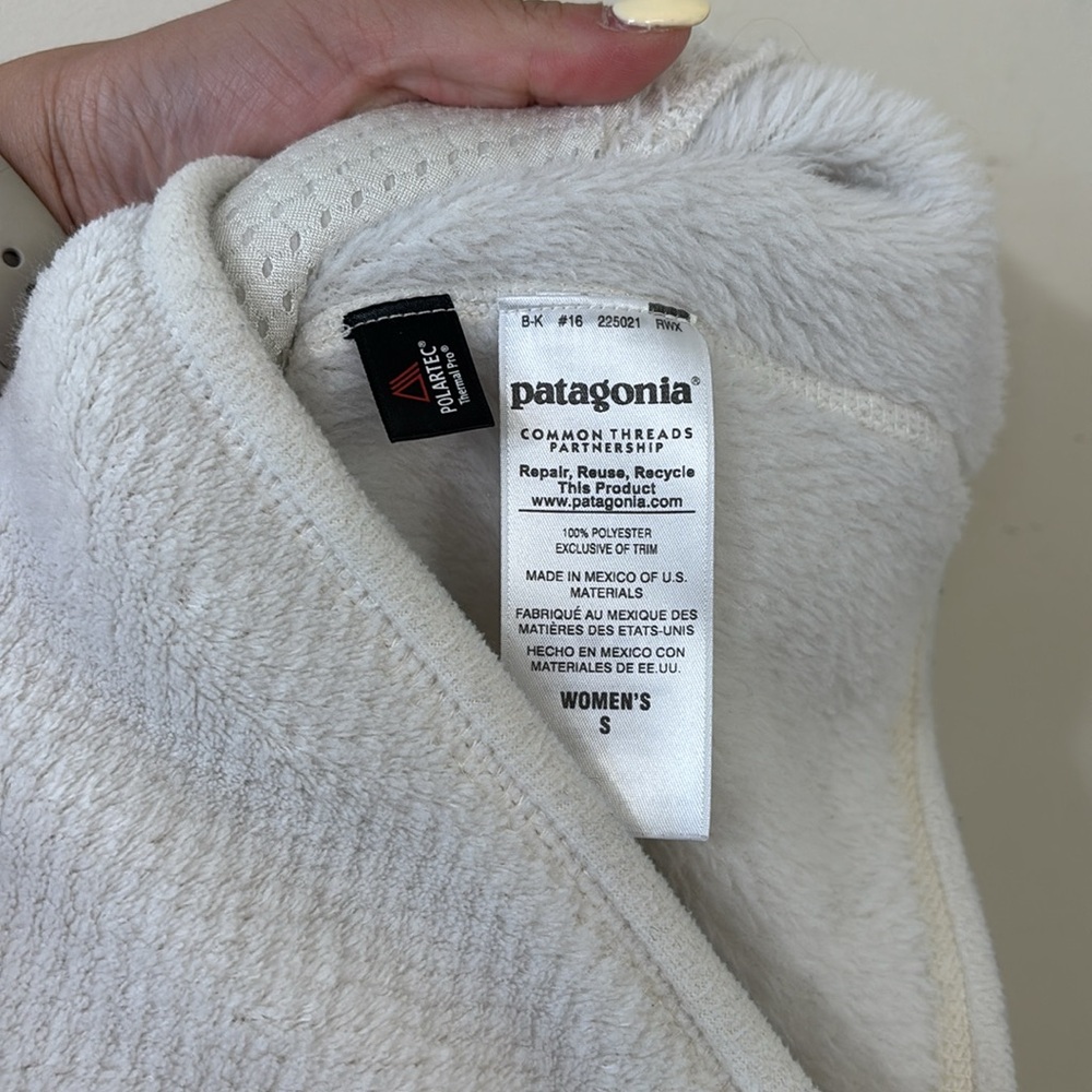Patagonia Re-Tool Snap-T Pullover Raw Linen White X-Dye Size Small - Picture 10 of 10